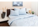 COCON Duvetbezug Satin 160 x 210 cm, Eisblau