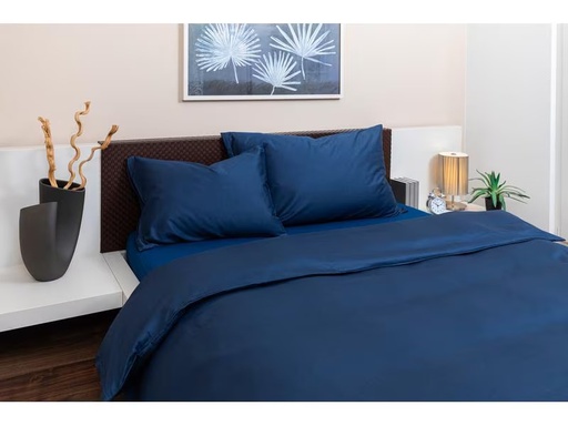 [90289131 1494560] COCON Duvetbezug Perkal 160 x 210 cm, Marineblau