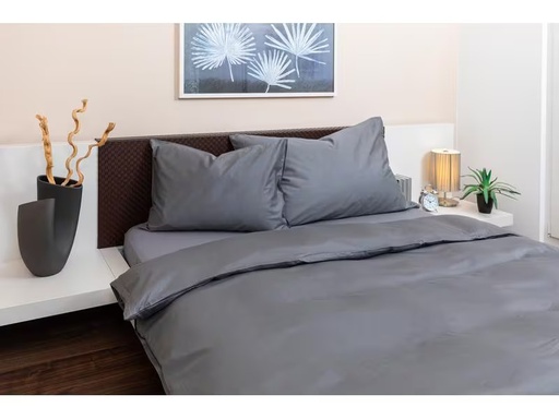[90289158 1494548] COCON Duvetbezug Perkal 160 x 210 cm, Graphit