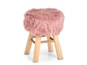 Zeller Present Hocker Zottel Rosa