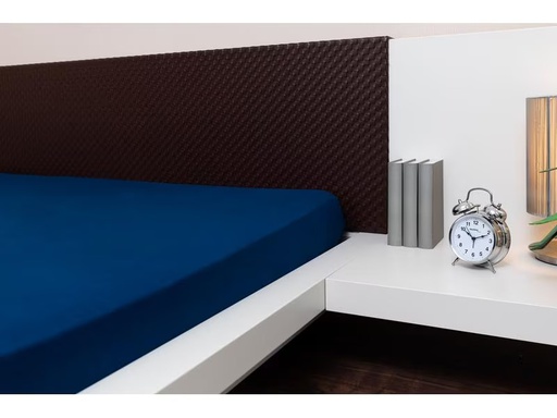 [90289242 1494591] COCON Fixleintuch 180-200 x 200 cm, Marineblau
