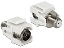 Delock Keystone-Modul EC – F, (f-f) flache Montage