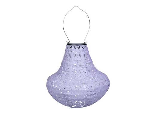 [90289321 1466249] COCON Lampion LED Solar Vase, Violett