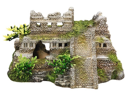 [90289426 1535135] Nobby Aqua Ornaments Maya Ruine, 21.7 x 14.7 x 11.7 cm