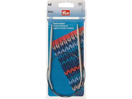 [90048622 1175057] Prym Rundstricknadel Ø 4 mm x 60 cm, Alu, Grau