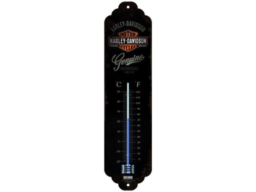 [90289640 1540311] Nostalgic Art Thermometer Harley Davidson 6.5 x 28 cm