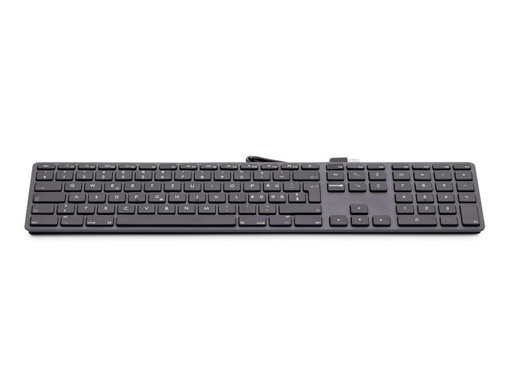 [90048626 838648] LMP Tastatur KB-1243 Schwarz, Mac CH-Layout mit Ziffernblock