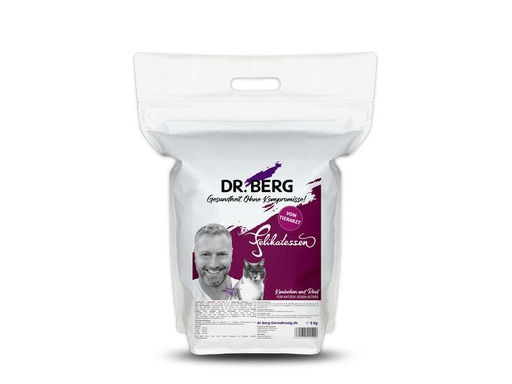 [90289946 1531733] Dr. Berg Trockenfutter Felikatessen Kaninchen+Rind, 5 kg
