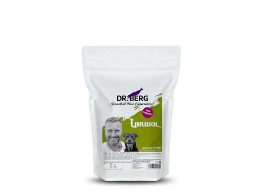 [90290014 1531722] Dr. Berg Trockenfutter Urfleisch Adult Lamm und Kartoffel, 1 kg