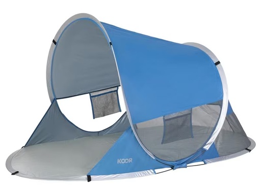 [90290226 1435400] KOOR Strandzelt Pop-Up M, Blau