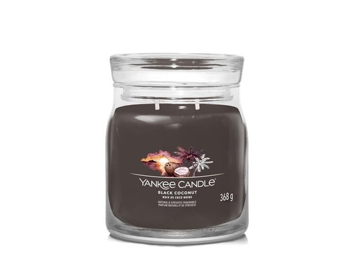 [90290487 1529401] Yankee Candle Signature Duftkerze Black Coconut Signature Medium Jar