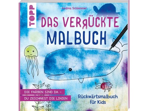 [90290669 1544989] Frechverlag Malbuch Rückwärts für Kids 80 Seiten