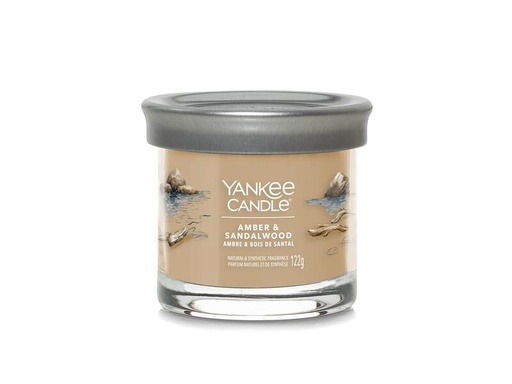 [90290700 1529422] Yankee Candle Signature Duftkerze Amber &amp; Sandalwood Signature Small Tumbler