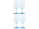 Bodum Outdoor-Weinglas Oktett 230 ml, Blau, 4 Stück