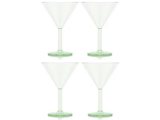 [90290958 1532452] Bodum Outdoor-Martiniglas Oktett 180 ml, Grün, 4 Stück