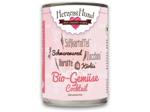 [90290980 1539697] HerzensHund Hunde-Nahrungsergänzung Gemüsecocktail, 400 g