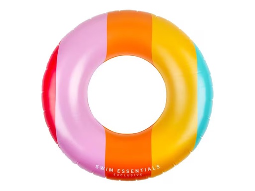 [90290994 1538648] Swim Essentials Schwimmring Rainbow Ø 90 cm