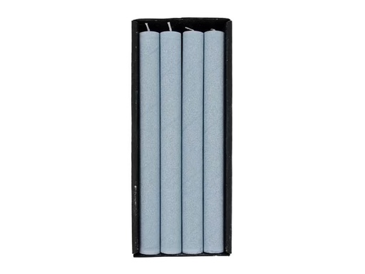 [90291128 1550348] Schulthess Kerzen Stabkerze Stahlblau aus Olivenwachs, 4 Stück