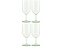 Bodum Outdoor-Weinglas Oktett 230 ml, Grün, 4 Stück