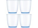 Bodum Outdoor-Becher Kvadrant 350 ml, Blau, 4 Stück
