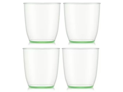 [90291192 1532433] Bodum Outdoor-Becher Kvadrant 200 ml, Grün, 4 Stück