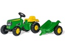 Rolly Toys Tretfahrzeug John Deere mit Anhänger