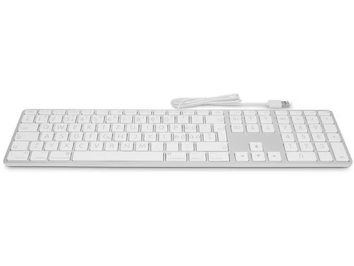 [90291400 1542340] LMP Tastatur USB Grosse Beschriftung Silber