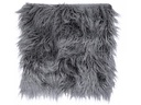 Chic Antique Pelzimitat 40 x 40 cm, Grau