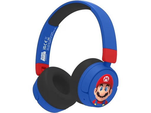 [90291456 1533080] OTL On-Ear-Kopfhörer Super Mario Blau; Rot
