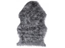 Chic Antique Pelzimitat 90 x 60 cm, Grau