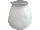 balthasar Kerze im Glas 10 x 10.5 cm, Weiss