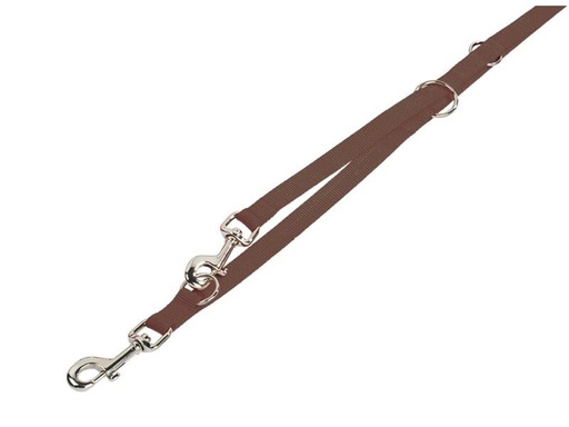 [90291662 1542777] Nobby Hundeleine Classic L, 2 m, 25 mm, Braun
