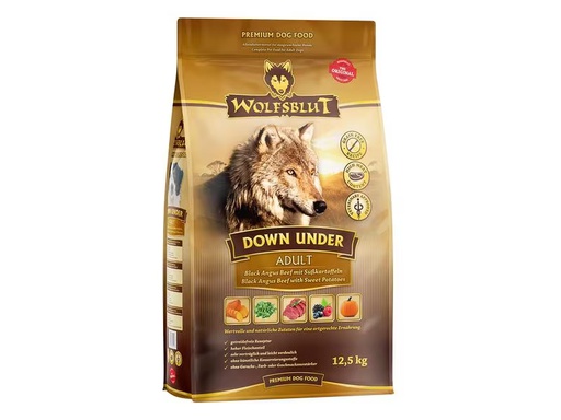 [90291809 1549409] Wolfsblut Trockenfutter Canine Adult Down Under – Black Angus, 12.5 kg