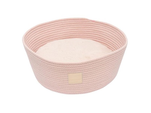 [90291845 1528694] Fuzzyard Hunde-Bett Life Korb, Ø38 cm, Rosa