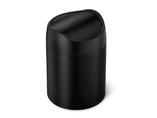 [90291890 1553974] Simplehuman Abfalleimer 1.5 l, Schwarz matt