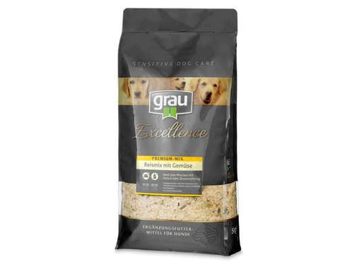 [90291985 1542310] Grau Trockenfutter Excellence Reismix mit Gemüse, 5 kg