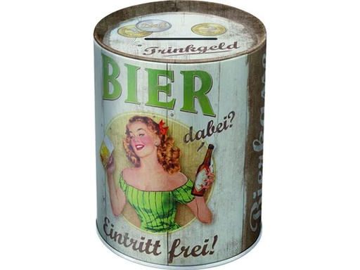[90292074 1540327] Nostalgic Art Spardose Bierkasse Person