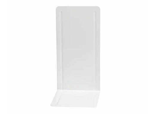 [90048870 486515] Maul Buchstützen-Set Weiss, Metall 2 Stück