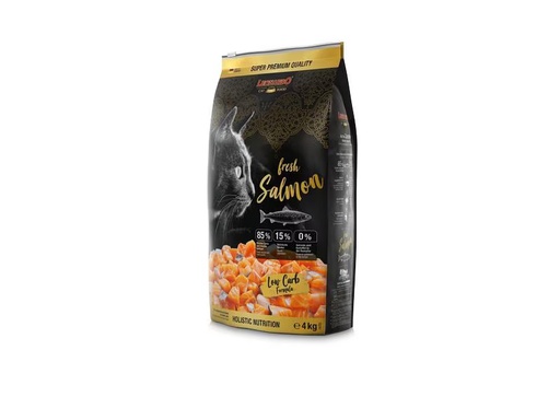 [90292240 1531004] Leonardo Cat Food Trockenfutter Fresh Lachs, 4 kg