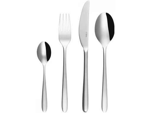 [90292342 1552511] Sola Besteck-Set Basic Alpha poliert 60-teilig, Silber