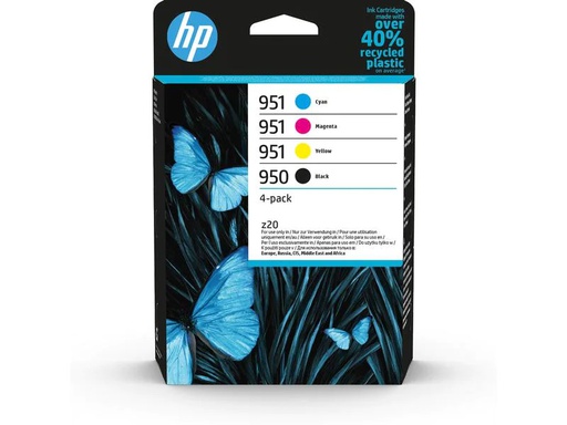 [90048946 1212782] HP Combopack Nr. 950 + 951 (Tinte 6ZC65AE) C/M/Y/BK