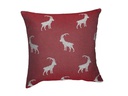 Hubatka Kissenbezug Steinbock 45 x  45 cm, Rot