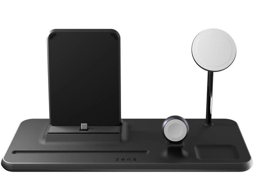 [90292738 1551934] Zens Wireless Charger 4in1 + Watch Schwarz