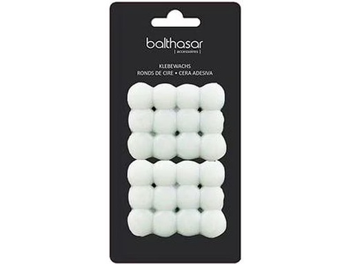 [90292934 1550250] balthasar Wachs 24 Stück, Weiss