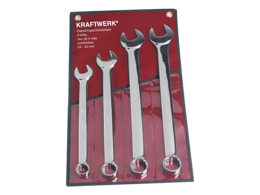 [90292943 263181] Kraftwerk Ringmaulschlüssel-Set 24-32 mm 4-teilig