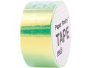 Rico Design Deko-Klebeband Mirror Rainbow 1.9 cm x 5 m, Grün