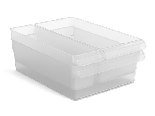[90293107 1550916] Rotho Kühlschrankorganizer Loft 3 Stück, Transparent