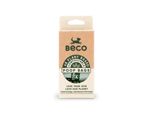 [90293119 1532016] Beco Pets Hundekotbeutel kompostierbar, 96 Stück