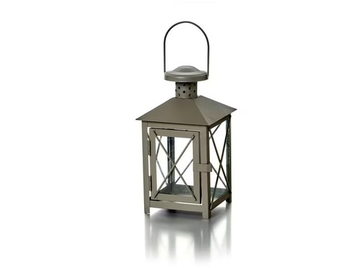 [90293121 1550238] balthasar Laterne 24 cm, Grau