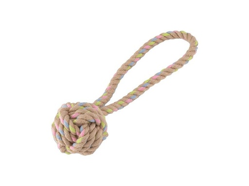 [90293134 1532013] Beco Pets Hunde-Spielzeug Hemp Ball on Loop L, 30 cm